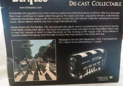 Abby Road Routemaster BUS Album Cover