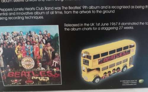 Sgt Peppers Lonely Hearts Album Cover Routemaster