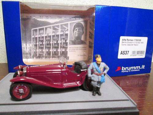 Alfa Romeo 1750GS Benito Mussolini Figure Included