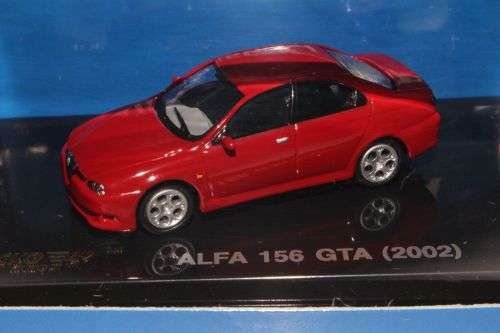 Alfa Romeo 156 GTA `Red/Gray` H.O.Scale 1/87