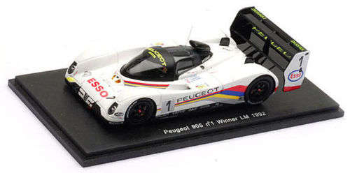 Peugeot 905 no 1 `Peugeot Talbot Sport`. Le Mans 24hr Winner 1992.