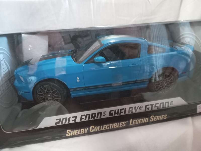Ford Shelby GT500 Blue with Black Strips
