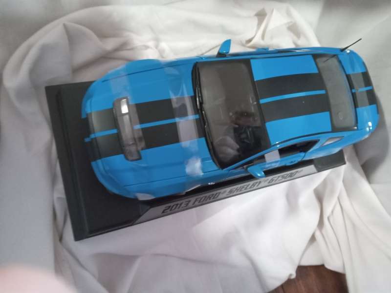 Ford Shelby GT500 Blue with Black Strips
