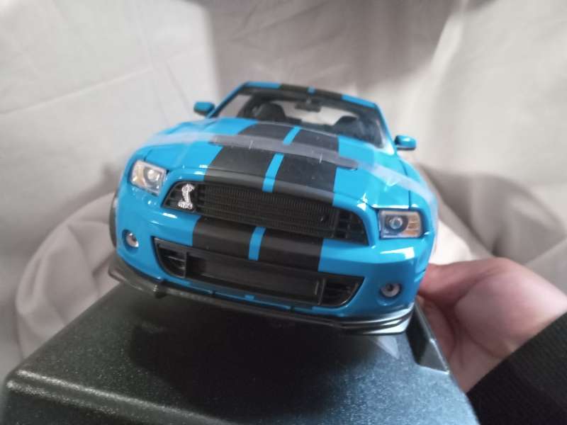 Ford Shelby GT500 Blue with Black Strips