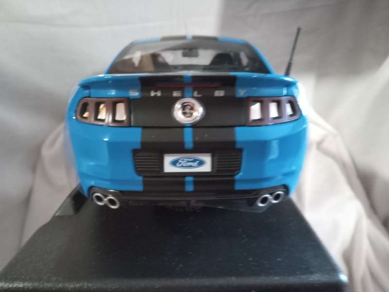 Ford Shelby GT500 Blue with Black Strips