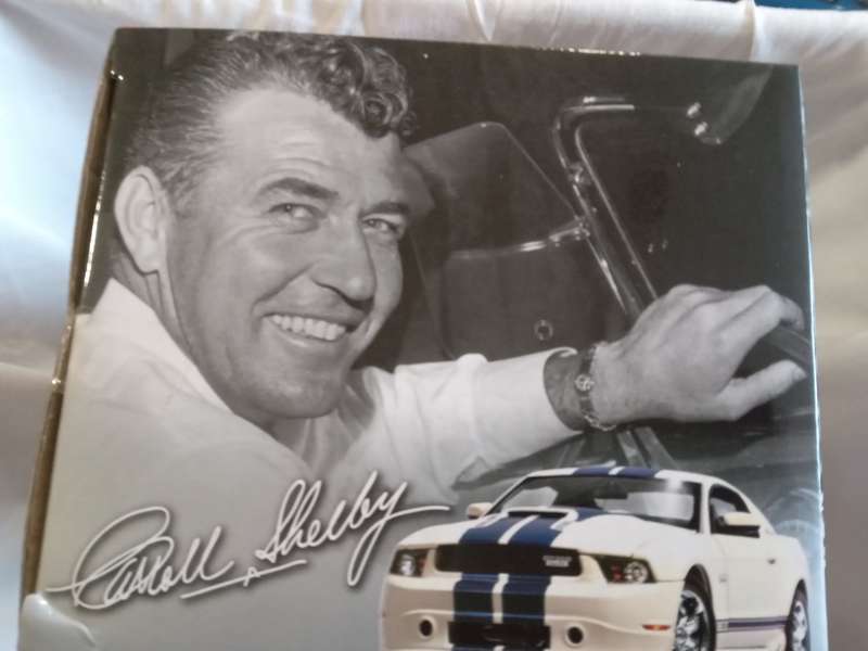 Ford Shelby GT350 Blue with White Strips 2011