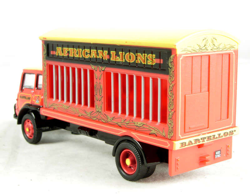 Bartellos Big Top Circus African Lions Truck Bedford.
