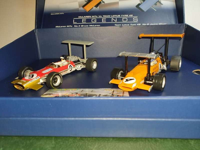 Team Lotus Type 49 Vs McLaren M7c