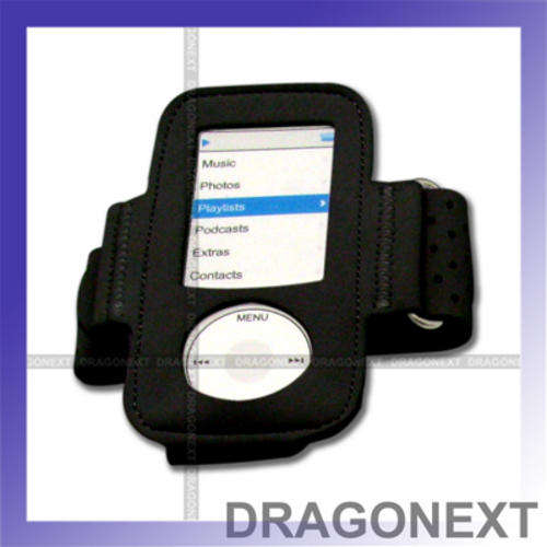 Black Sport Armband Case For Apple Ipod Nano 5th Generation