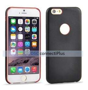0.3mm Ultrathin PU Leather Back Cover Protective Case for iPhone 6 Plus (Black)..!