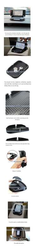 car dashboard anti slip mat silicone