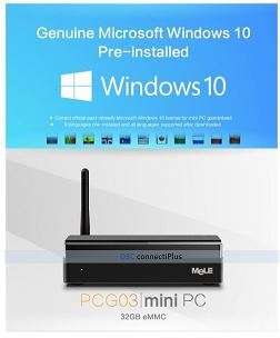 MeLE PCG03 Fanless Mini PC Windows 10 Quad Core Intel 2GB DDR3 32GB HDMI VGA LAN WiFi 4K Bluetooth!!