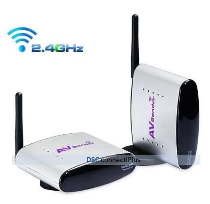 2.4GHz 150m Range Wireless AV Transmitter & Receiver TV Broadcasting Audio Video Signal Sender 3 RCA