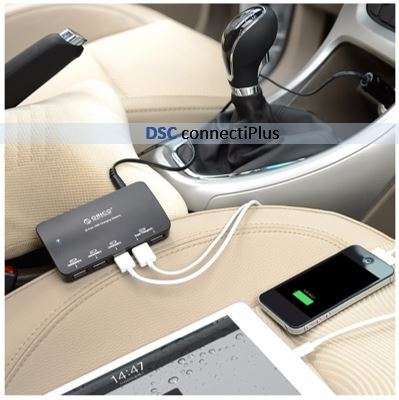 ORICO 5-Ports USB 36W Smart Car Fast Charger w/ 2x Rapid Charging Ports (Black)..!