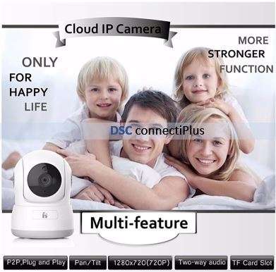 1.0MP Pan/Tilt P2P WiFi Wireless Security IP Camera w/ Night Vision Micro SD Card Slot ONVIF (White)