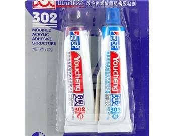 A + B Two Bottles of Modified Acrylic Adhesive Glue Kit..!