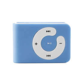 Mini Clip-on Micro SD/TF Card Reader MP3 Music Player (Blue)..!