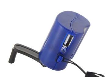 Mobile Phone USB Hand Winding Emergency Charger..!