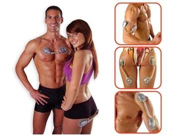 Electronic Muscle Toner Fitness System Body Massager..!