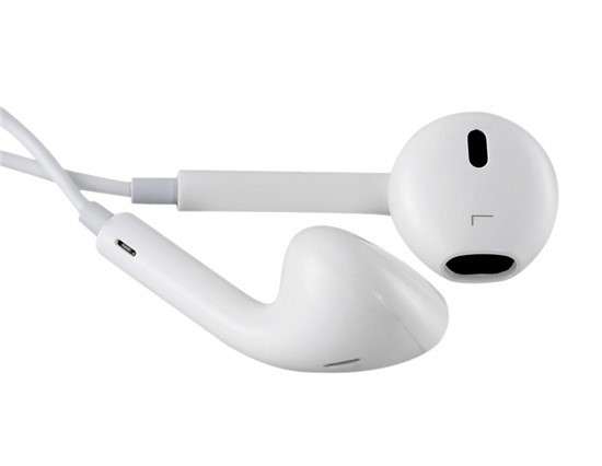 Best Seller 3.5mm Plug In-ear Earphone with Microphone & Volume Control for iPhone, iPod, iPad..!