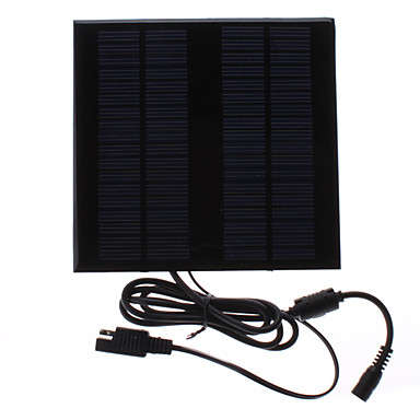 18V 2W Solar Power Supply / Charger for Laptop, Vehicle Battery and More (Black)..!