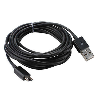3M USB to 5Pin Micro USB Sync and Charge Cable for Smartphones, Tablets & Other Devices (Black)..!