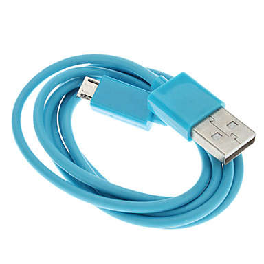 1M USB to 5Pin Micro USB Sync and Charge Cable for Smartphones, Tablets & Other Devices (Blue)..!