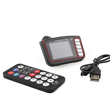 1.8" LCD Screen Car MP4 Player With FM Transmitter & Remote Control (Black)..!