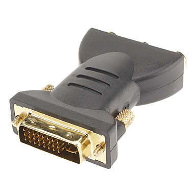 DVI 24+5 to 3RCA M/F Adapter for Audio & Video, Home Theater, Security & More (Black)..!