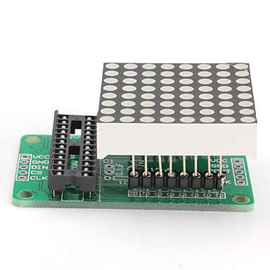 MAX7219 Dot Matrix and Singlechip Control Board and Module for Development and Projects..!