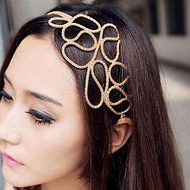Hollow Braided Hair Golden Hair Band..!