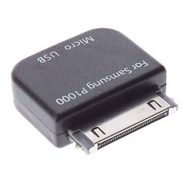 Micro USB Female Adapter for Samsung Galaxy Tab P1000 and Others (White)..!