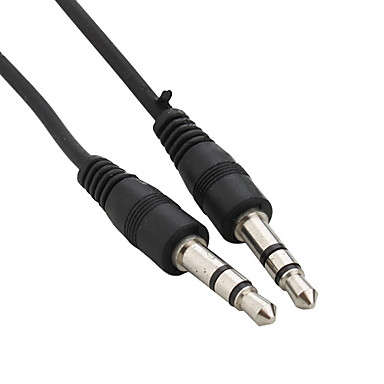 3.5 mm Male to Male 1.2m Audio Jack Connection Cable (Black)..!