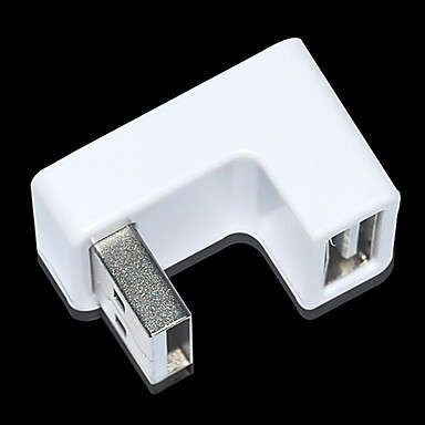 HAME Angle-changing USB Adapter Accessory for Mobile Routers and More (White)..!