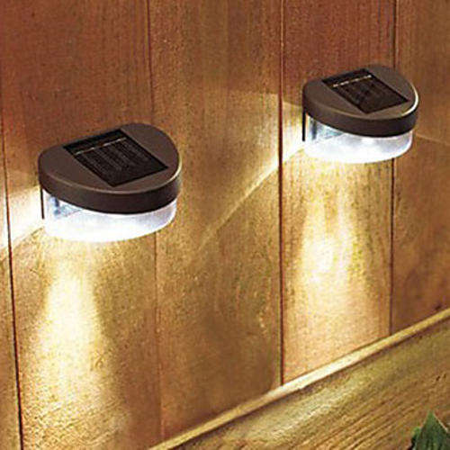 <REDUCED> Solar Energy Indoor / Outdoor 2-LED Wall Lamp w/ LUX Detector & Auto Switch (Grey)..!