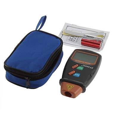 New 0.7" LCD Non-contact RPM Digital Laser Photo Tachometer with FREE battery & Carry Pouch..!
