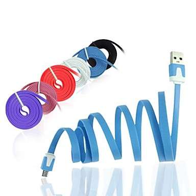 2m USB to 5Pin Micro USB Sync and Charge Cable for Smartphones, Tablets and Other Devices (White)..!