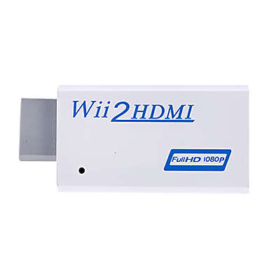 Full HD 1080P Wii To HDMI HDTV Wii2hdmi Converter / Adapter (White)..!