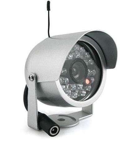 2.4GHz Wireless Outdoor/Indoor Color Audio IR Night Vision Intelligent Security Camera (Silver)..!