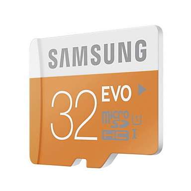 Samsung 32GB EVO MicroSDHC UHS-1 Class 10 Memory Card up to 48MB/s (Orange)..!