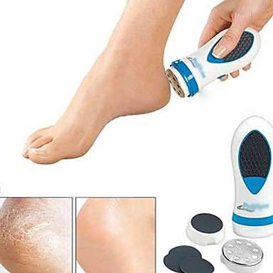 PediSpin Foot Skin Exfoliation Treatment Tool (White + Blue)..!