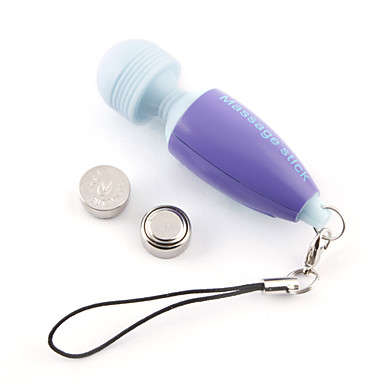 Tiny Lovely Stress Relief Electronic Massage Stick + 2x FREE Button Cell Batteries (Random Color)..!