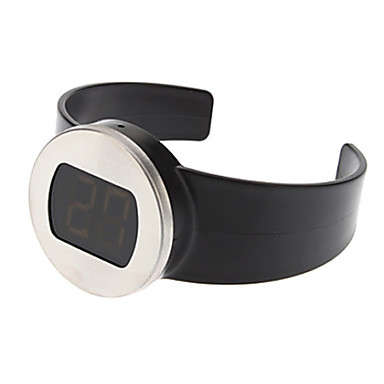 1.2` LCD Clip-on Red Wine Bottle Digital Thermometer (Black)..!