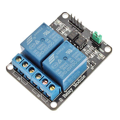 2-Channel 5V Electronic Relay Expansion Board Module with Optocoupler for Arduino AVR ARM DSP PIC..!