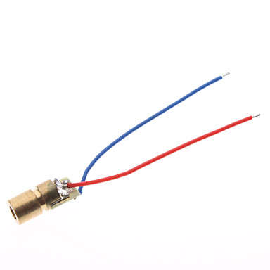 Copper 5mW Red Dot Laser Diode Module for Electronics DIY, Development and Projects..!