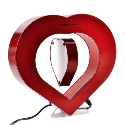 CHEERLINK Magnetic Levitation Auto Rotating Photo Frame / Home Decoration Huge Heart Shape Picture