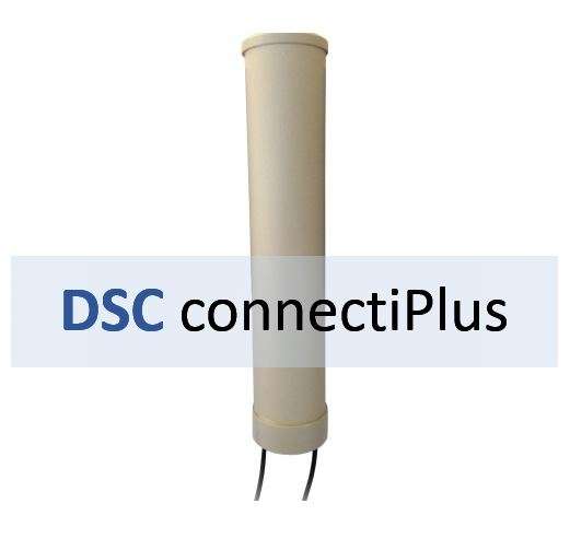 7dBi GSM/3G/4G/LTE Omnidirectional Dual MIMO Antenna with 2x 5m cables SMA Male Connectors (Grey)..!