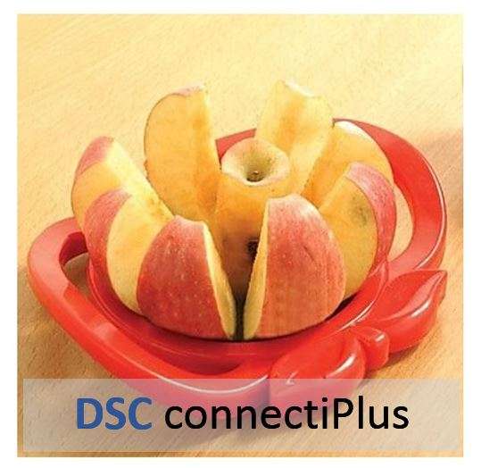 Apple Shaped Easy Fruit Slicer Cutter Tool (Random Color)..!