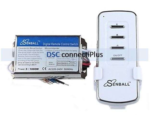 |CLEARANCE| AC 200-245V 3-Channel Multi-Functional Wireless Digital Remote Switch with Controller..!