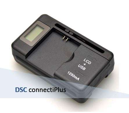 0.8` LCD Display Screen Universal Charger w/ USB Port (Black).!